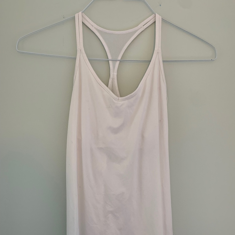 White Under Armour Workout Top